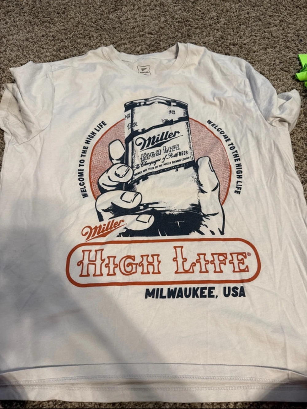 Miller High Life Short-Sleeve Graphic Tee - White
